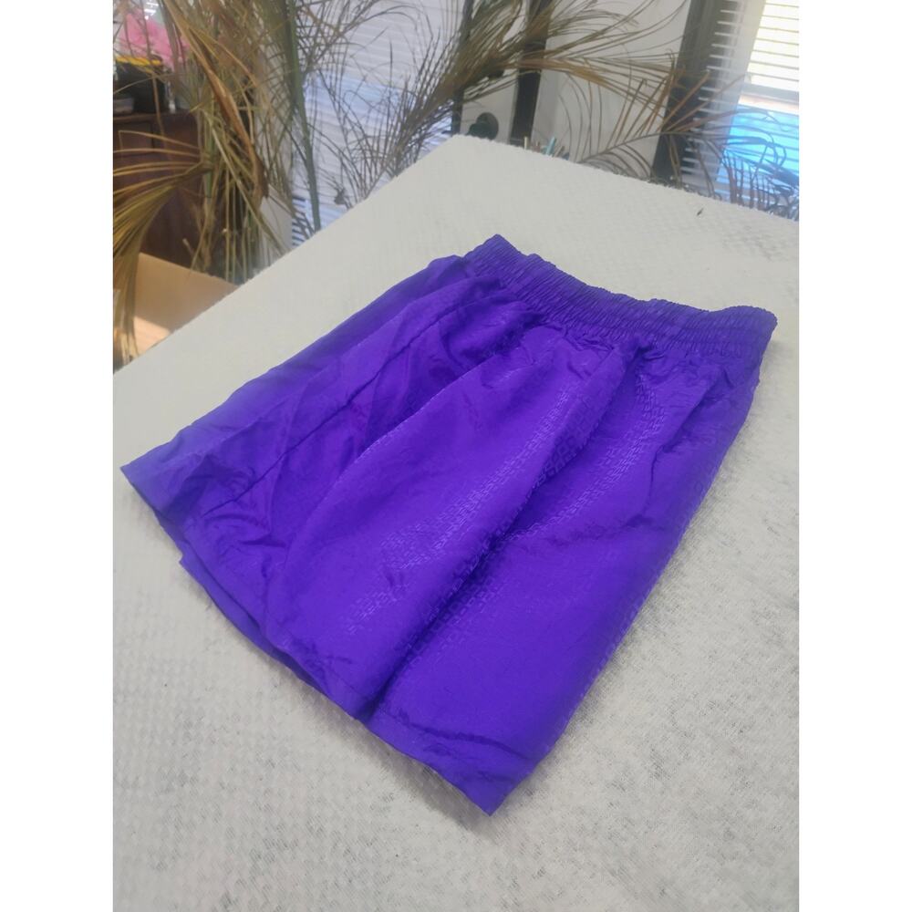 Vintage Pacific Connections Purple Nylon Soccer Shorts Medium Y2K 90s Athletic